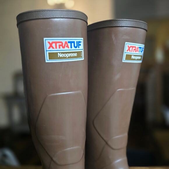 Xtratuf Legacy 12” Neoprene Rubber Boots Brown Waterproof‎ Men’s Size 14 main image 10